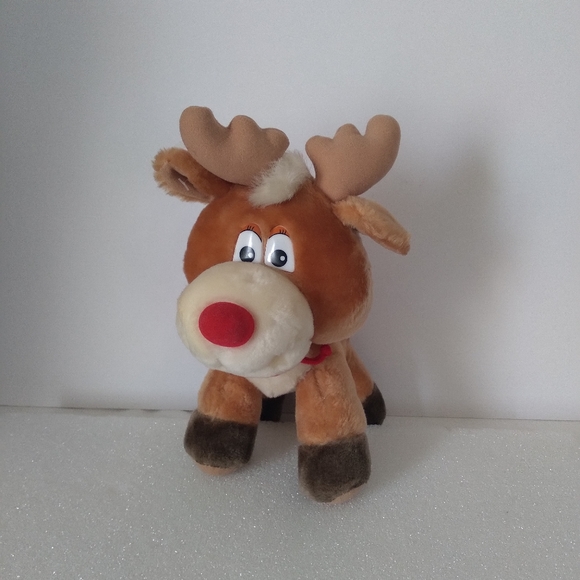 Emotions vintage plush reindeer stuffed animal toy 1984 - Picture 3 of 12